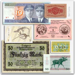 Банкноты Литвы